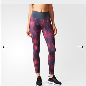 Adidas High-Rise All Over Print Long Tights